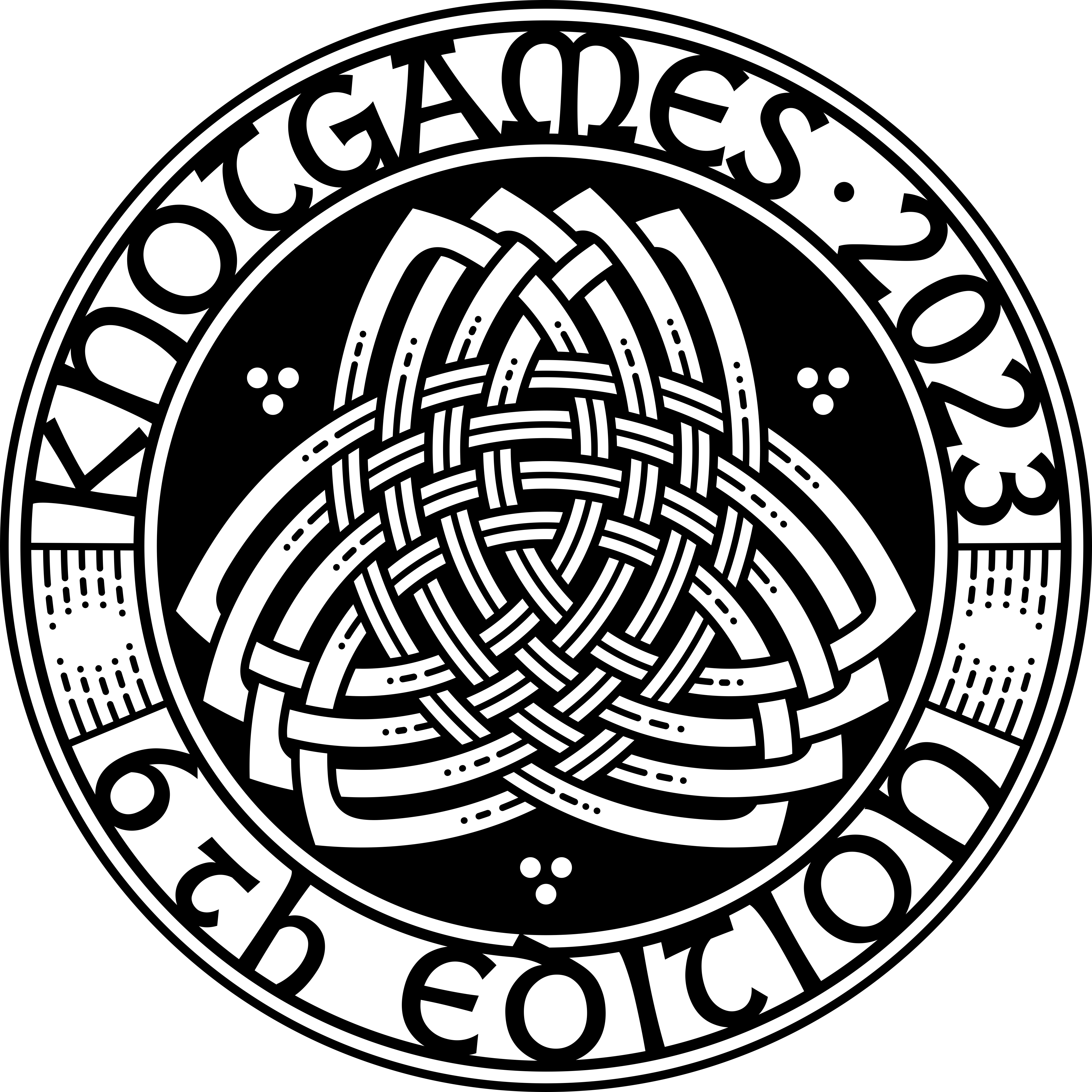 Logo des Knotgames 2023 en paracorde