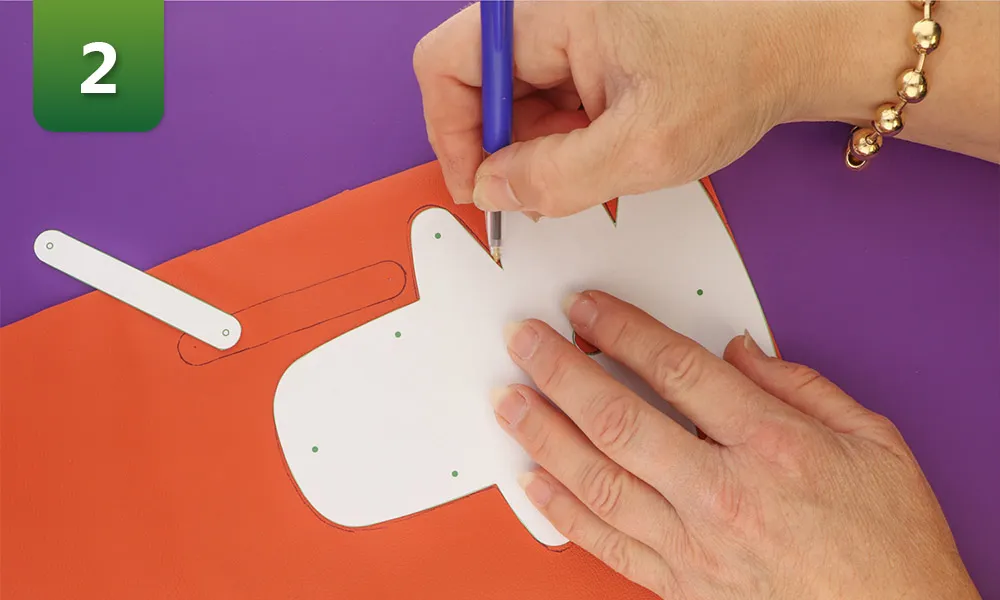 porte-sac à crottes en cuir nappa tutoriel