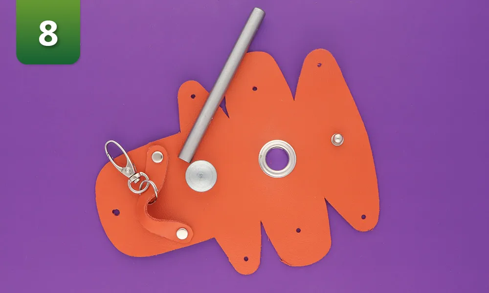 fabriquez votre propre porte-sac à crottes avec des rivets