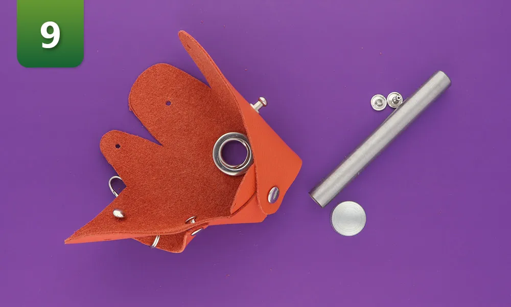 Tutoriel du porte-sac à crottes DIY dernière étape